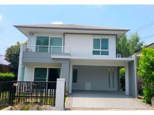 บ้านเดี่ยวหลังมุม บ้านสีวลี สุวรรณภูมิ เฟอร์ครบ พร้อมเข้าอยู่ หลังริม