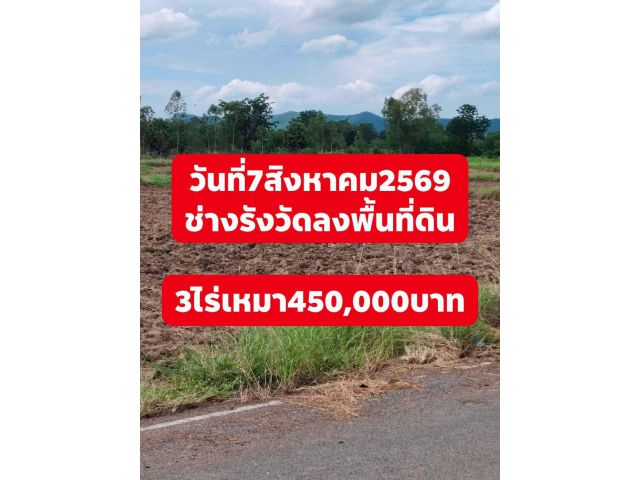 ขาย3ไร่เหมา450,000บาท