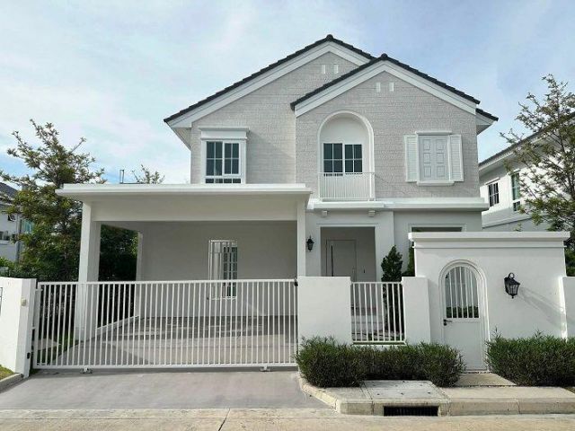 เช่า/ขายบ้านเดี่ยวหลังมุม พร้อมเข้าอยู่! หมู่บ้านชัยพฤกษ์ บางนา กม.15 (โครงการคุณภาพจาก Land & Houses)บางพลี สมุทรปราการ