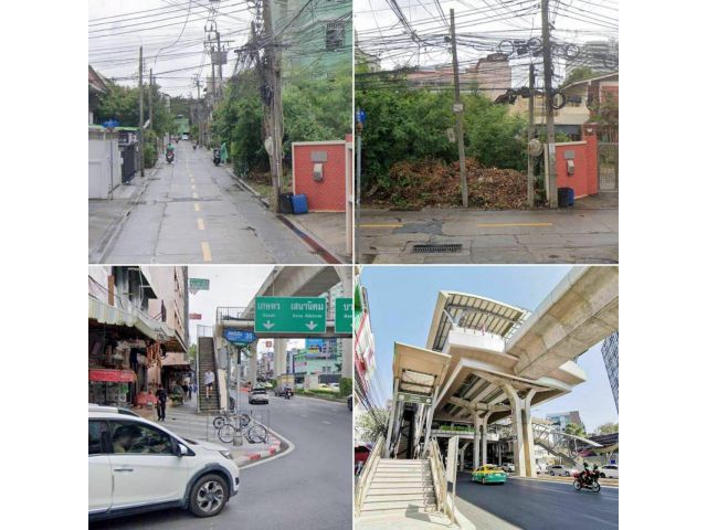ขายที่ดินเปล่า 126 ตรว. ซอย พหลโยธิน 35 ใกล้สถานีรถไฟฟ้า รัชโยธิน แขวงลาดยาว เขตจตุจักร กรุงเทพๆ