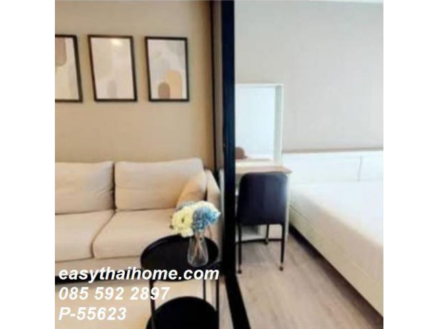 P-55623 ให้เช่าคอนโด Regent Home Bangna (1 นอน 28 ตร.ม.) อาคาร A ชั้น 17 วิวเมือง Line ID: @easythaihome 085-592-2897