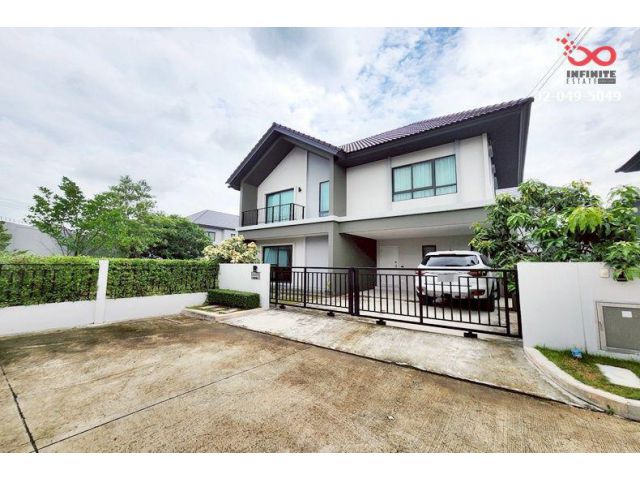 ขายบ้านเดี่ยว 2 ชั้น หลังริม 87 ตร.ว. เวนิว โฟลว์ แจ้งวัฒนะ ปากเกร็ด นนทบุรี