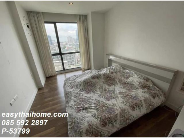 P-53799 คอนโดให้เช่า ชั้น 12A วิวเมือง The Room Sukhumvit 62 : ใกล้ BTS ปุณณวิถี Line ID: @easythaihome 085-592-2897