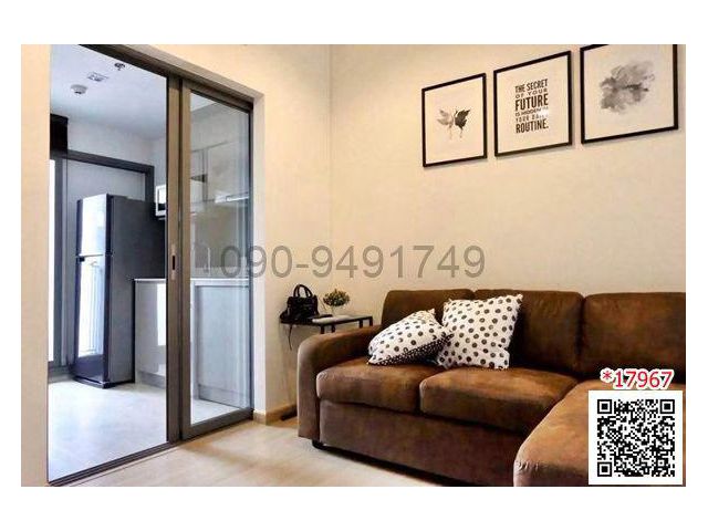 เช่า คอนโด Whizdom Inspire สุขุมวิท ขนาด 1 ห้องนอน ชั้น 27 ใกล้รถไฟฟ้า BTS ปุณณวิถี