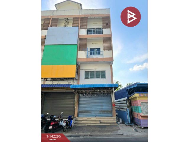 ขาย/เช่า อาคารพาณิชย์ 4 ชั้น ซ.ช้อยเพ็ง วัดชังเรือง พระสมุทรเจดีย์ สมุทรปราการ ทำเลดี ตัวอาคารอยู่ติดถนนหลัก ในซอย