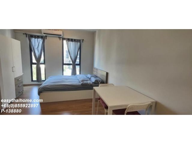 P-138880 ให้เช่า Unio Sukhumvit 72 (ยูนิโอ สุขุมวิท 72) | ห้องสตูดิโอ | วิวเมือง | เฟอร์นิเจอร์ครบ | ใกล้ BTS แบริ่ง