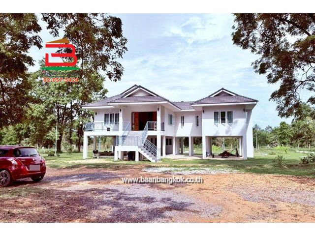 บ้านเดี่ยว 2 ชั้น เนื้อที่ 10 ไร่ ใกล้โรงเรียนบ้านหนองกอยสิทธิราษฎร์บำรุง ถนนเลี่ยงเมืองขอนแก่น บ้านค้อ เมือง ขอนแก่น