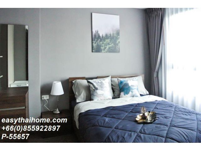 P-55657 ให้เช่า Ideo Sukhumvit 93 (ไอดีโอ สุขุมวิท 93) | 1 ห้องนอน 1 ห้องน้ำ | วิวสวน | เฟอร์นิเจอร์ครบ | ใกล้ BTS