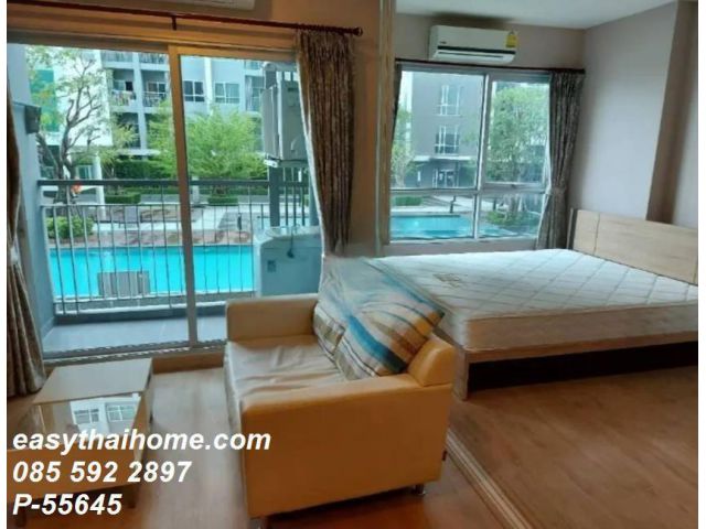 P-55645 ให้เช่าคอนโด The Tempo Grand Sathorn-Wutthakat อาคาร B ชั้น 7 วิวสระว่ายน้ำสวย ใกล้ BTS วุฒากาศ เพียง 280 เมตร แต่งครบพร้อมเข้าอยู่