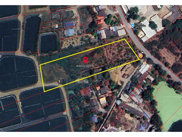 ขายที่ดิน 4-3-91.7 ไร่ ใกล้โรงพยาบาลดอนตูม ตำบลลำเหย อำเภอดอนตูม นครปฐม