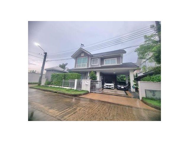 ขาย หมู่บ้านบุราสิริ ปัญญารามอินทรา ถนนเลียบคลองสอง หลังมุม TEL 095-164-2956 ปุ้ย