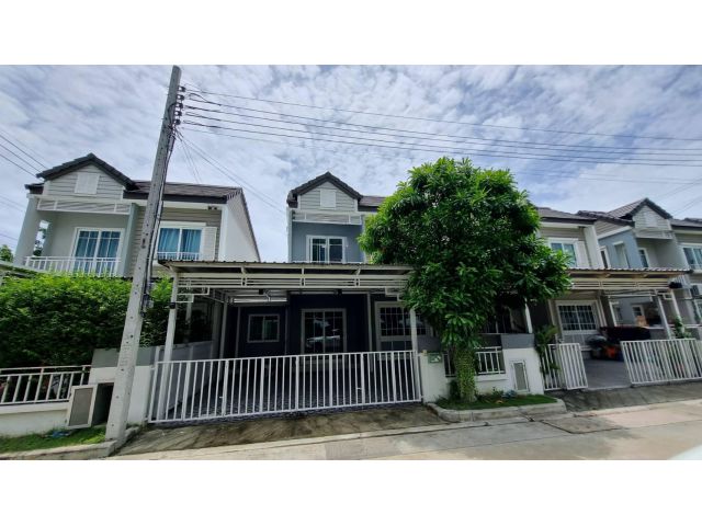 ขาย/ให้เช่า Sale For Rent บ้านแฝด 2 ชั้น หมู่บ้านอารียา เดอะวิลเลจ ชัยพฤกษ์ - วงแหวน เฟลส 6 ตำบลไทรน้อย อำเภอไทรน้อย จังหวัดนนทบุรี