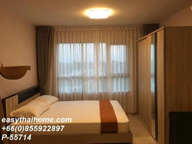 P-55714 ให้เช่า Aspire Sathorn–Taksin (Brick Zone) (แอสไพร์ สาทร–ตากสิน บริคโซน) | ห้องสตูดิโอ | วิวเมือง | เฟอร์นิเจอร์