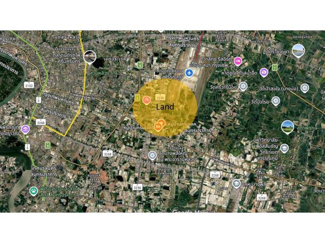 ขายที่ดินแปลงใหญ่ บางนา-ตราด Prime Location ใกล้ Mega Bangna