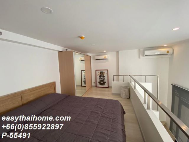 P-55491 ให้เช่า Knightsbridge Prime Sathorn (ไนท์ บริดจ์ ไพร์ม สาทร) | 1 ห้องนอน 1 ห้องน้ำ แบบ Duplex | วิวเมือง