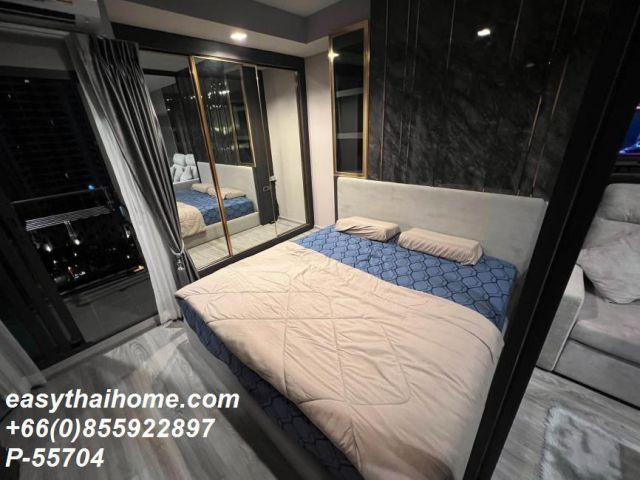 P-55704 ให้เช่า Ideo Sathorn-Wongwian Yai (ไอดีโอ สาทร-วงเวียนใหญ่) | 1 ห้องนอน 1 ห้องน้ำ | วิวเมือง | เฟอร์นิเจอร์ครบ