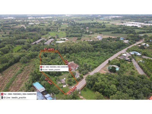 ขายที่ดินติดถนนลาดยาง ใกล้นิคม ที่ไม่ต้องถมดิน เนื้อที่ 3 ไร่เศษๆ