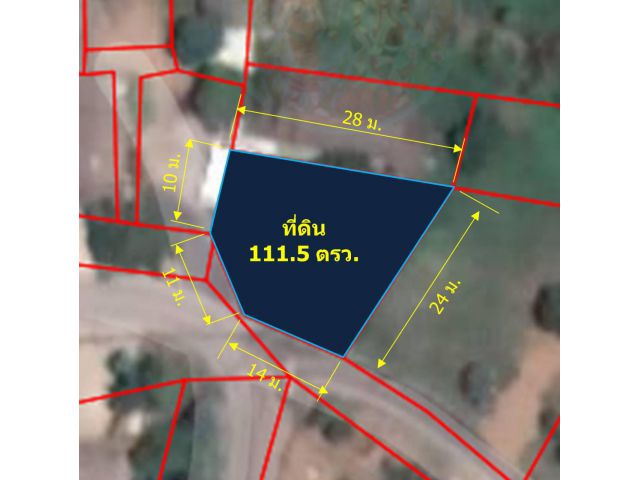 L208-ขายที่ดินมีสิ่งปลูกสร้าง 111.5 ตรว. (ต.น้ำแพร่ อ.หางดง)