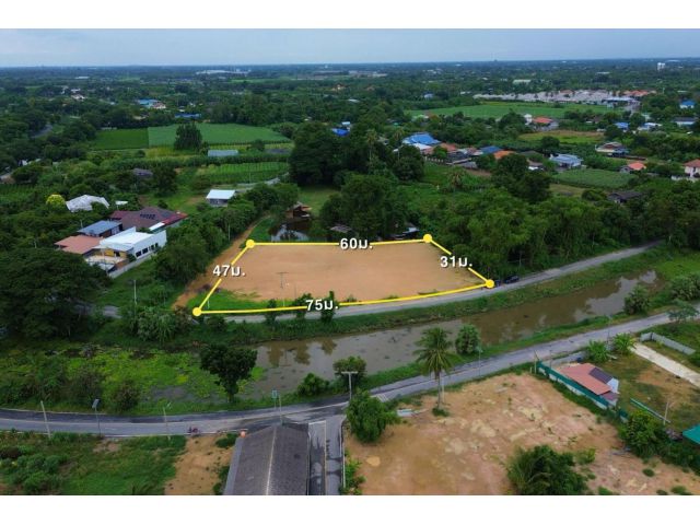 ขายที่ดิน 700 ตร.วา วังตะกู นครปฐม ถมแล้ว ติดถนน หน้ากว้าง 75 ม. ราคา 9.1 ล้าน