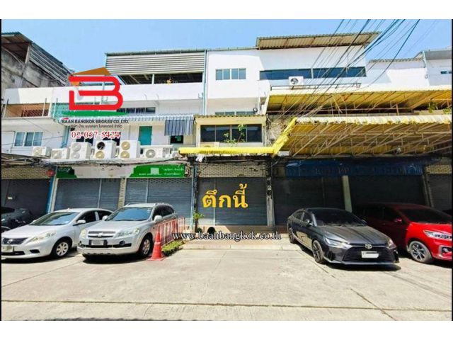 อาคารพาณิชย์ 4 ชั้น ซอยลาดพร้าว 45 เนื้อที่ 20 ตรว. (ใกล้รถไฟฟ้าสายสีเหลืองสถานีภาวนา) แขวงสามเสนนอก เขตห้วยขวาง