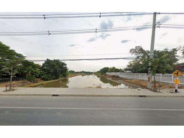 ขายที่ดิน ตรงข้ามการไฟฟ้าฯ ลำลูกกา คลอง 7 เนื้อที่ 8 ไร่ 3 งาน 14.8 ตร.ว.