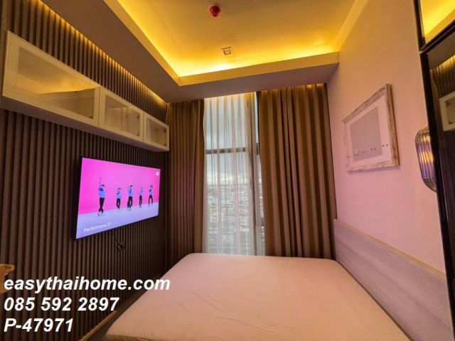 P-47971 (ใกล้ BTS ปุณณวิถี / บางจาก) ให้เช่าคอนโด เดอะไลน์ สุขุมวิท 101 Line ID: @easythaihome 085-592-2897