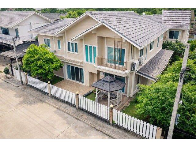 คลองปลัดเปรียง 600ม.สายสีเหลืองศรีด่าน 650ม.เมกา บางนาโลตัส บ้าน ให้เช่า2ชั้น4นอน