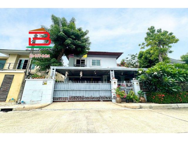 บ้านเดี่ยว แกรนด์ คาแนล ประชาชื่น เนื้อที่ 91.6 ตรว. (ใกล้เดอะมอลล์งามวงศ์วาน) ตำบลบางตลาด อำเภอปากเกร็ด จังหวัดนนทบุรี