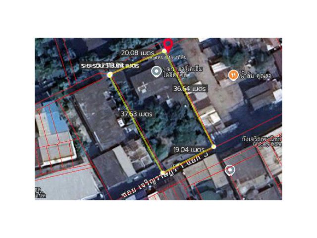 ขายลดราคา ที่ดิน พร้อมบ้านไม้ ถนนสาทรใต้ (ซ.เจริญราษฏร์1 แยก 3 ) โฉนด 190 ตรว. ขาย ตรว.ละ 185,000 บาท.
