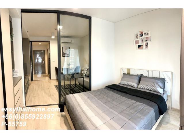 P-55759 ให้เช่า Ideo Sathorn-Wongwian Yai (ไอดีโอ สาทร-วงเวียนใหญ่) | 1 ห้องนอน 1 ห้องน้ำ | วิวเมือง | เฟอร์นิเจอร์ครบ