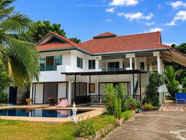 ขายด่วน บ้านเดี่ยว 2 ชั้น | หนองปลาไหล พัทยา | ที่ดินใหญ่ 406 ตร.วา #9P-16348