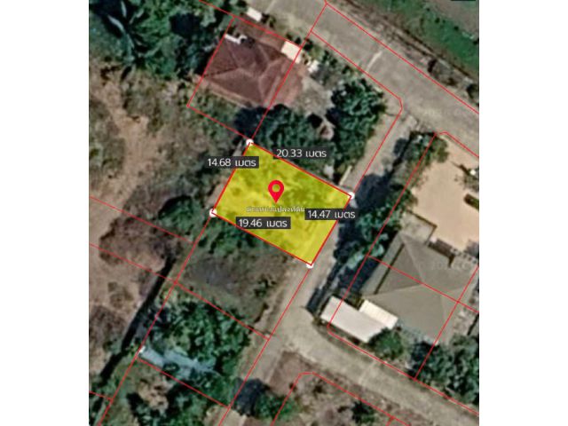 ขายที่ดินถมแล้ว 70.8 ตร.ว หมู่บ้านสำราญวิลล่า สามพราน ใกล้พุทธมณฑลสาย7