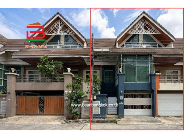 ทาวน์โฮม หมู่บ้าน เมอริทเพลส (ลาดพร้าว 87) เนื้อที่ 18.7 ตรว. ใกล้CDC เลียบด่วน ถนนลาดพร้าว แขวงวังทองหลาง เขตวังทองหลาง
