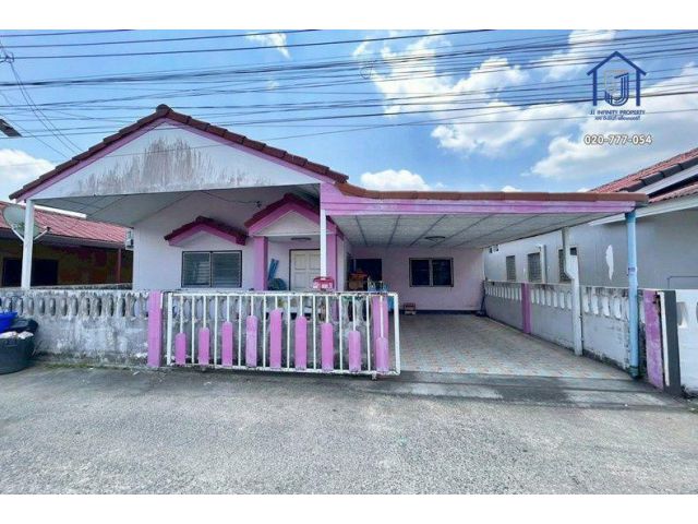 ขายบ้านเดี่ยวชั้นเดียว 25 ตร.ว. หมู่บ้านสุขประชา ซอยประชาร่วมใจ 41 ใกล้รถไฟฟ้าสายสีชมพู (สถานีมีนบุรี)