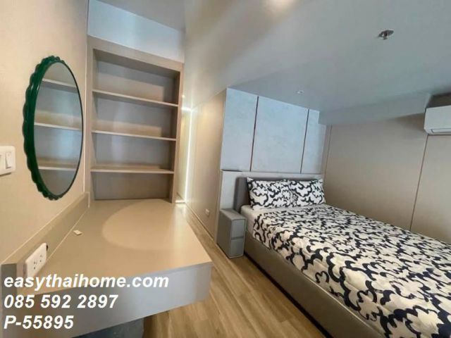 P-55895 ให้เช่าคอนโด Culture Thonglor (ห้อง Duplex สวยใกล้ BTS ทองหล่อ) Line ID: @easythaihome 085-592-2897