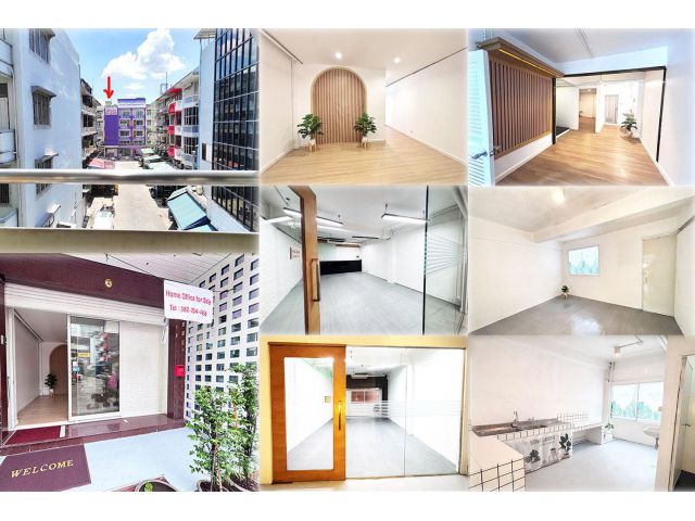 โฮมออฟฟิศ สะพานใหม่ เหมาะทำคลินิก ออฟฟิศ สไตล์มินิมอล 5 ชั้น พร้อมอยู่ เดินเพียง 50 ม. ถึง BTS สายหยุด เจ้าของขายเอง