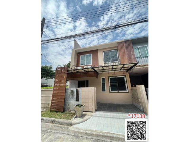 เช่า ทาวน์โฮม 2 ชั้น หมู่บ้านอารียา คัลเลอร์ ลาดปลาเค้า(หลังมุม) ทำเลดี ใกล้เกษตร-นวมินทร์