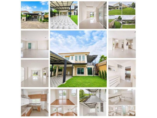 ขายบ้านเดี่ยว 2 ชั้น หลังริม หมู่บ้านมัณฑนา รามอินทรา–วงแหวน