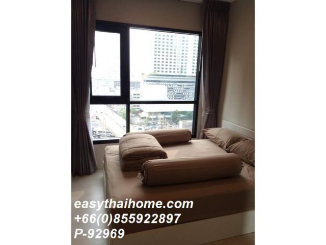 P-92969 ขาย Condolette Midst Rama 9 (คอนโดเลต มิสท์ พระราม 9) | 1 ห้องนอน 1 ห้องน้ำ | วิวสวน | เฟอร์นิเจอร์ครบ | ชั้นสูง