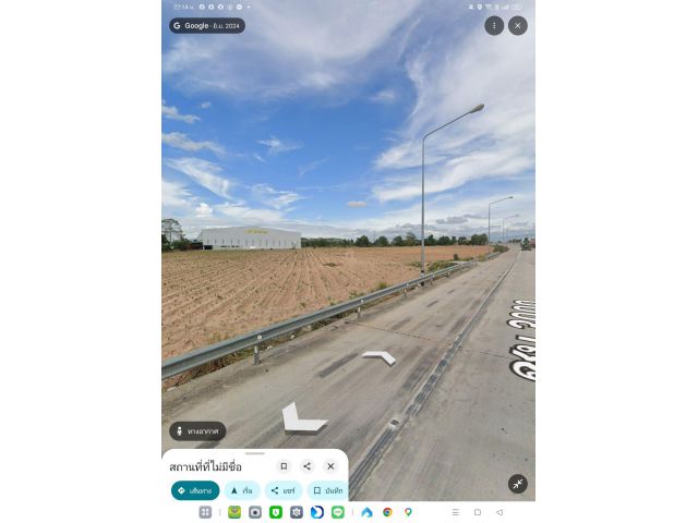 ที่ดิน15ไร่ติดเส้น3009ใกล้ท่าเรือ5กม ผังสีเหลืองลาย