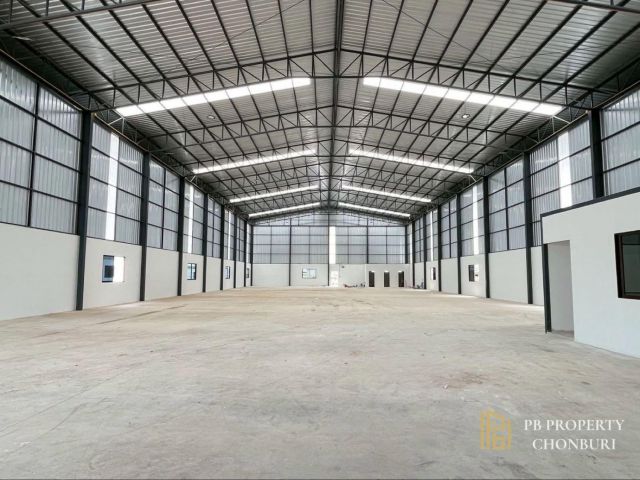 ให้เช่าโรงงาน บ้านบึง ชลบุรี #ผังสีเหลือง ขนาด 980 ตร..ม