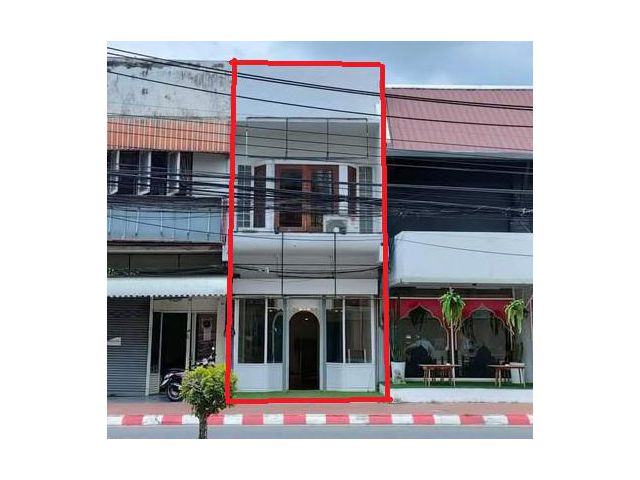 B012-ขายพร้อมผู้เช่า ตึก 2 ชั้น (หน้ากาดสวนแก้ว) ต.ช้างเผือก อ.เมืองเชียงใหม่ จ.เชียงใหม่