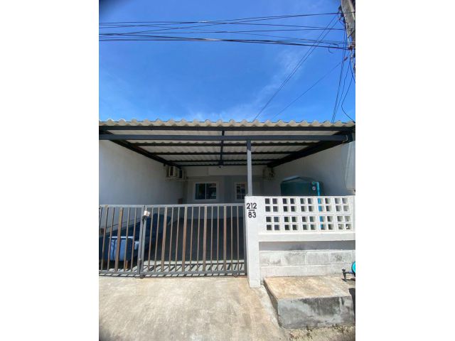 #ให้เช่าทาวน์เฮาส์ชั้นเดียว สวยพร้อมอยู่ แต่งครบ #หมู่บ้านโชคนิมิตร บุญสัมพันธ์ 1 พัทยากลาง
