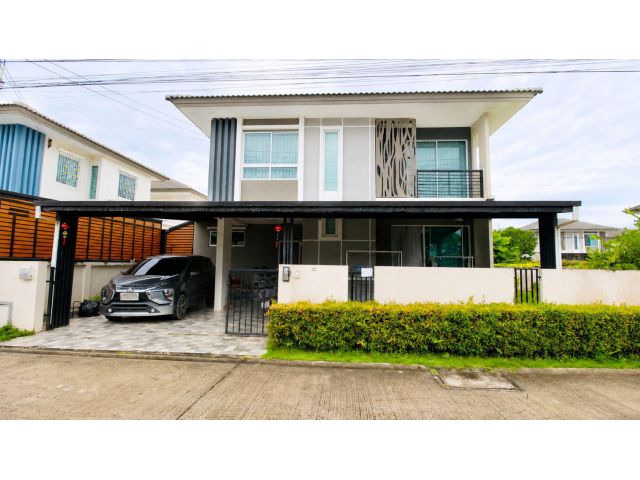 ขายบ้านเดี่ยว 2 ชั้นหลังมุม Casa Ville Rayong 53 ตร.วา ใกล้หาดสุชาดาเพียง 3 กม.เนินพระ ระยอง