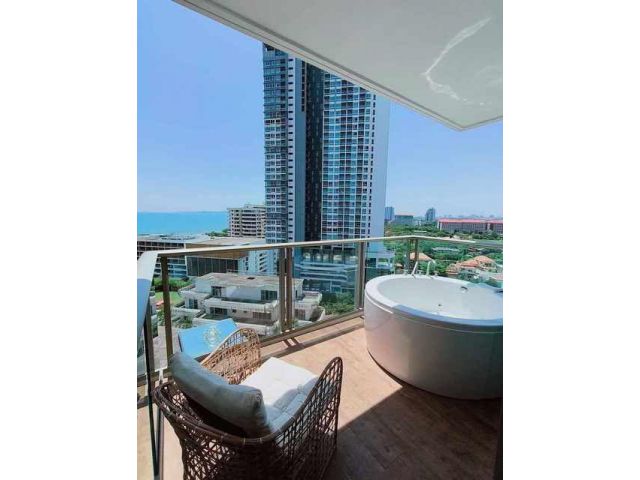 The Riviera Monaco Pattaya ขาย ห้องหัวมุม วิวทะเล พร้อมอ่างจากุซซี่ริมระ #C663