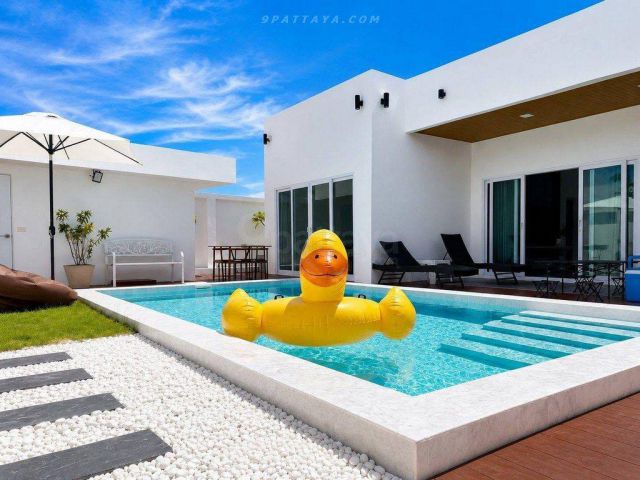 ขาย Pool Villa Pattaya | บ้านใหม่เพิ่งสร้างเสร็จ พร้อมสระว่ายน้ำส่วนตัว #9P-16648