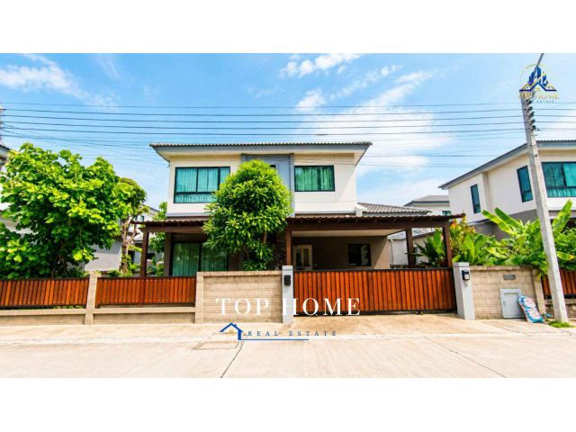 ขายด่วน! บ้านเดี่ยว 2 ชั้น หมู่บ้านคาซ่าวิลล์ วงแหวน-จตุโชติ** **บ้านสวย ทำเลดี หน้าบ้านไม่ชนใคร ไม่บล็อกวิว ติดสระว่า