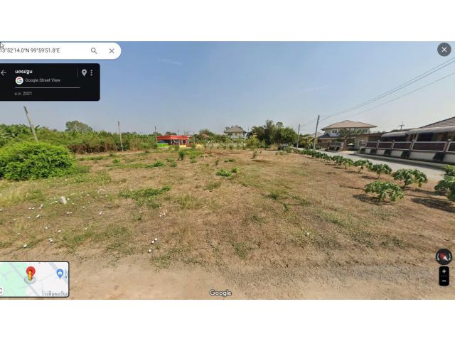 ที่ดินเปล่า 111 ตรว.แปลงมุม ติดถนนสาธารณะ2ด้าน บรรยากาศดี