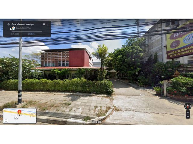 บ้านเดี่ยวพร้อมโกดัง 310 ตรว. นครชัยศรี ศรีษะทอง ตรงข้ามปั้ม ปตท.ใหม่