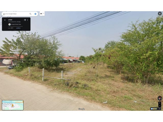 Vายที่ดินเปล่าเนื้อที่ 2ไร่ ถมแล้ว หน้ากว้าง40 เมตร ติดถนนสาธารณะ 2ด้าน